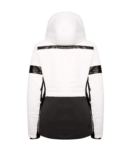 Dare 2B Womens/Ladies Dynamical Quilted Ski Jacket (White/Black) - UTRG8611