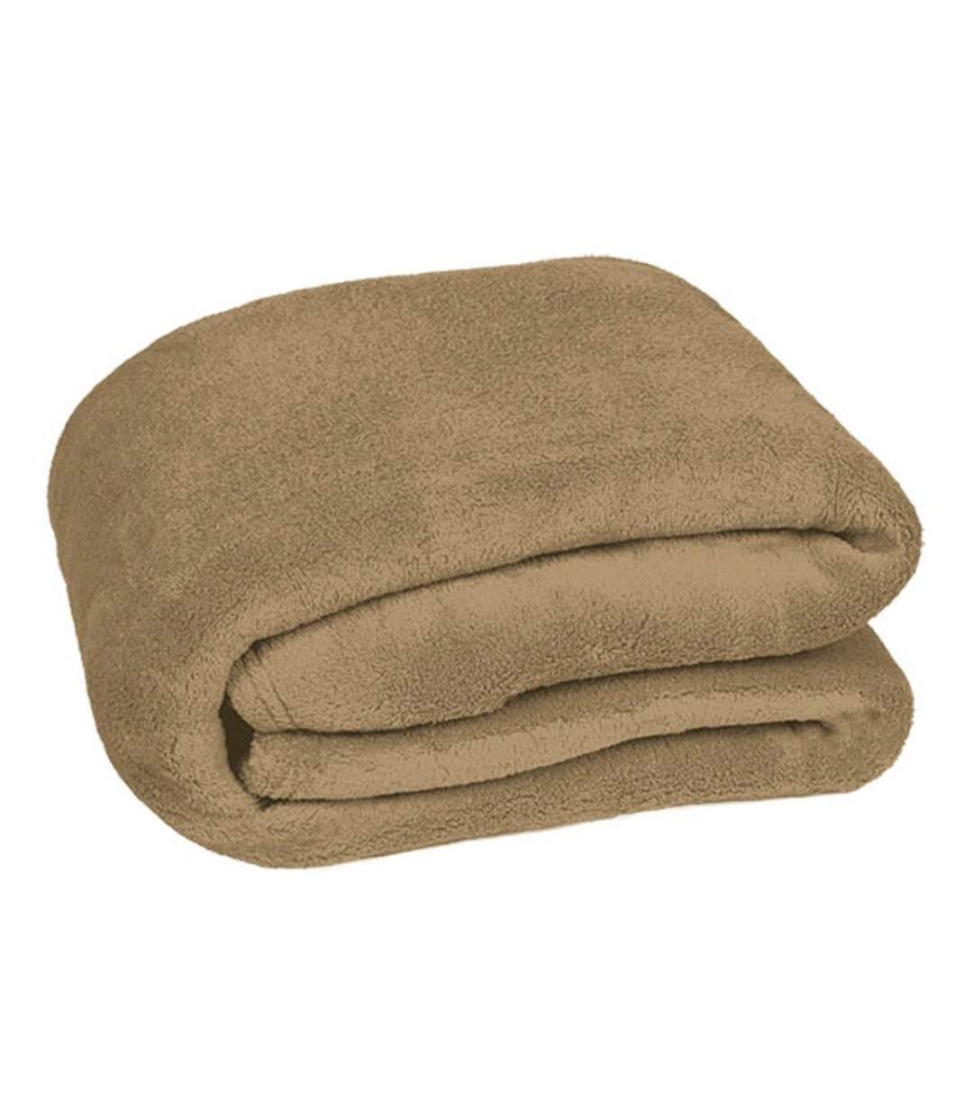 Plaid couverture - REF COUCH - marron camel-1