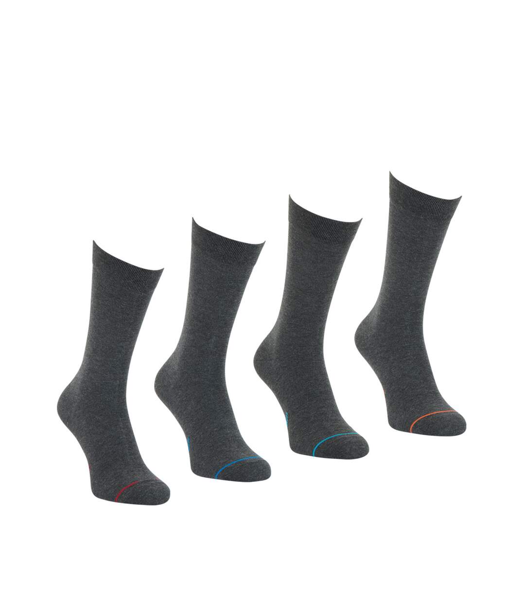 Lot de 4 paires de chaussettes hautes crew Ecopack