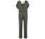 Chemise robe en lin - Femme - PATS5008 - vert kaki-3