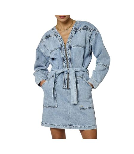 Robe bleu femme kaporal brune