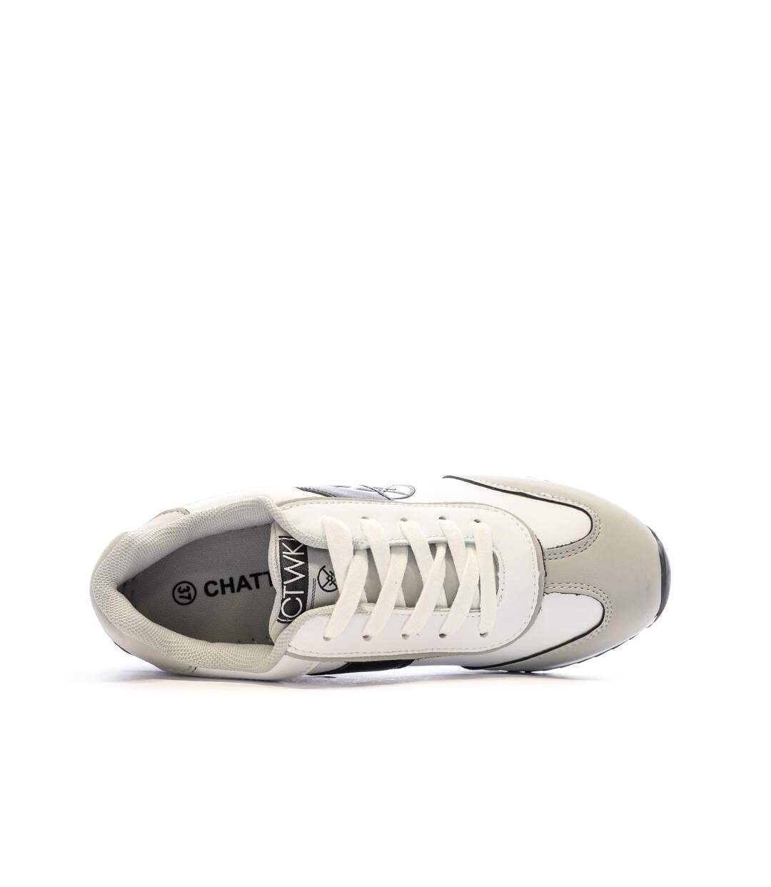 Baskets blanches femme chattawak andria-4