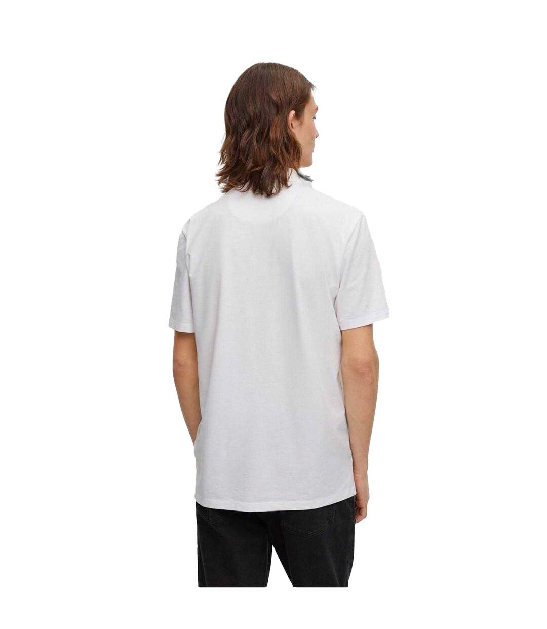 Polo Homme Blanc Hugo Boss-3