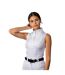 Aubrion Womens/Ladies Tie Keeper Sleeveless Shirt (White)