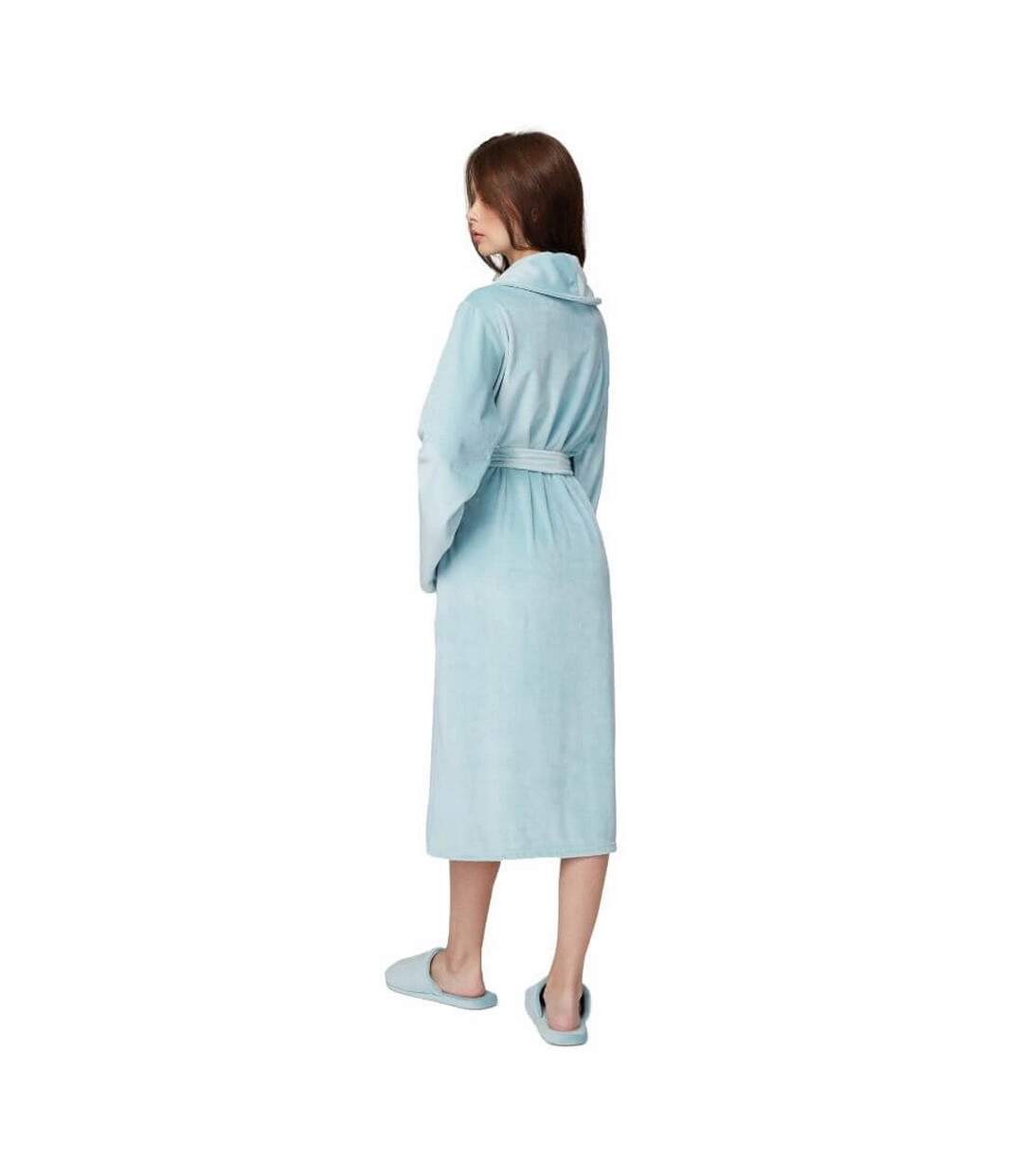 Peignoir Bain Femme Bleu Naviale-2