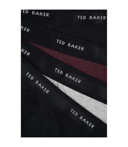 Pack Of 4  Mens Plain Boxer Shorts  Black Multicoloured Ted Baker