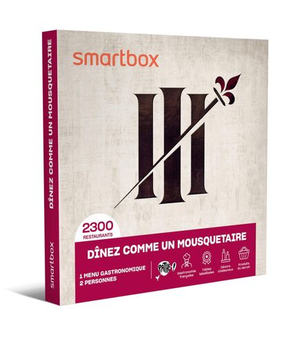 Dînez comme un Mousquetaire - SMARTBOX - Coffret Cadeau Gastronomie