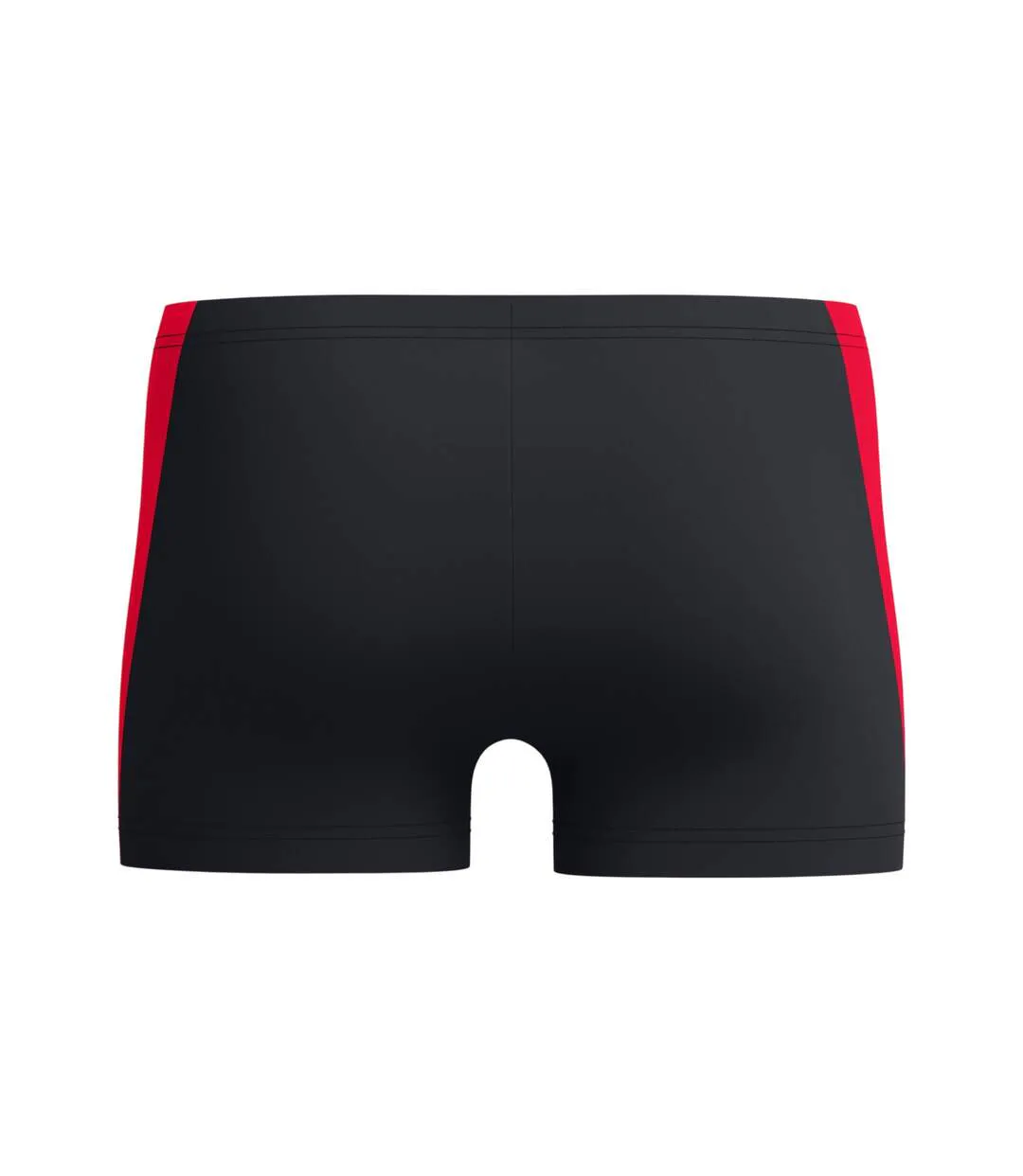 Mens Splice Solid Swim Shorts Black Red Speedo-3