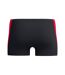 Mens Splice Solid Swim Shorts Black Red Speedo-3