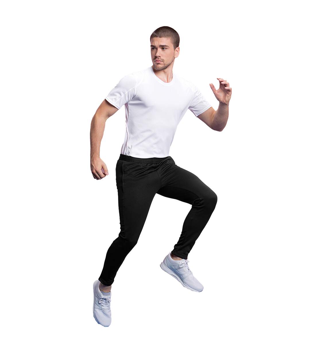 Pantalon De Sport Ajusté Adulte Mixte Noir Gamegear-1