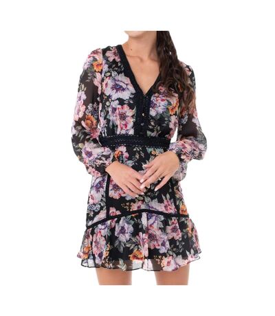 Robe Noire à Motifs Femme Guess Elana - L