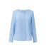 Blouse Manches Longues Roma Femme Bleu Ciel Brook Taverner-1