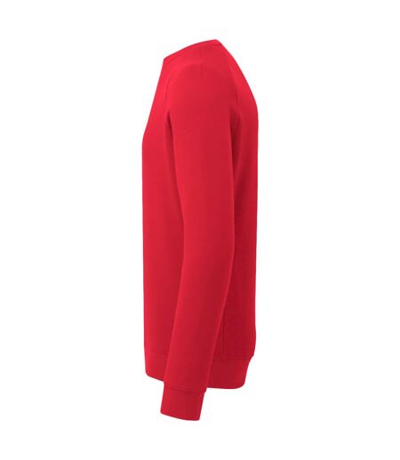 Asquith & Fox Mens Crew Neck Sweatshirt (Cherry Red) - UTRW7159