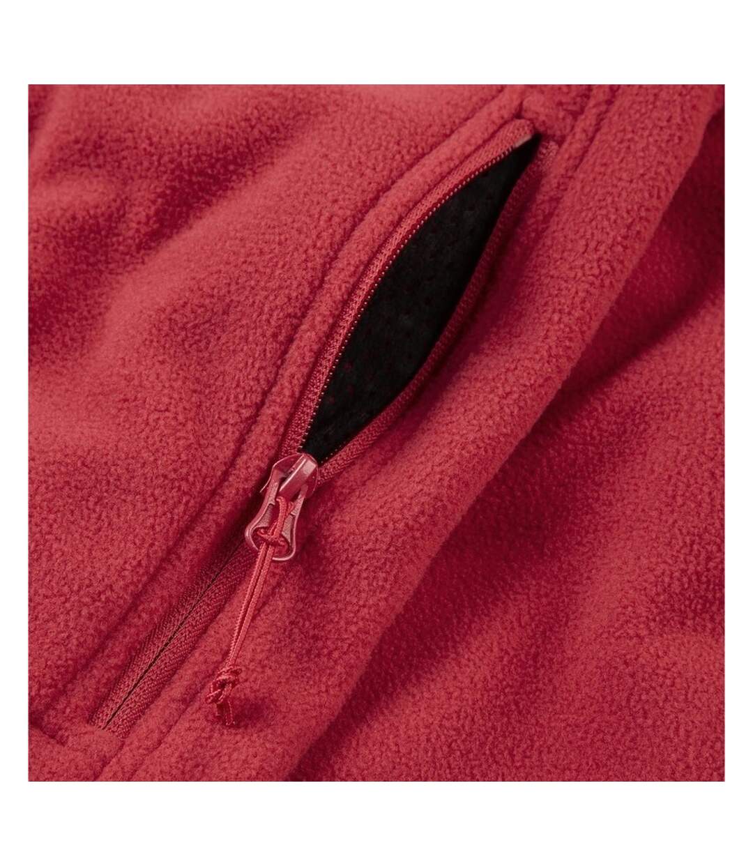 Russell Mens Full Zip Outdoor Fleece Jacket (Classic Red) - UTBC575