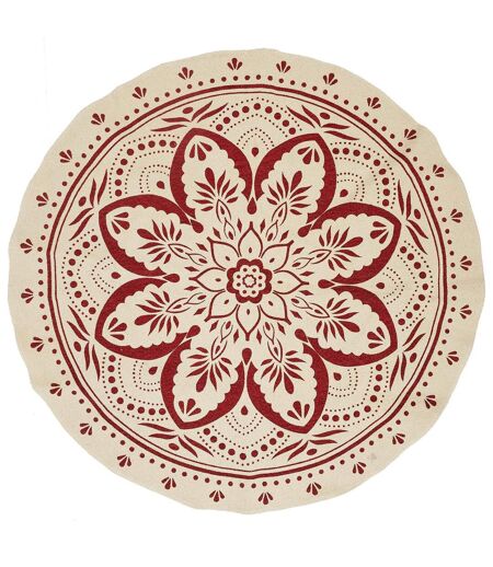 Tapis de salon rond PATIO motif mandala