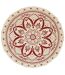 Tapis de salon rond PATIO motif mandala-1
