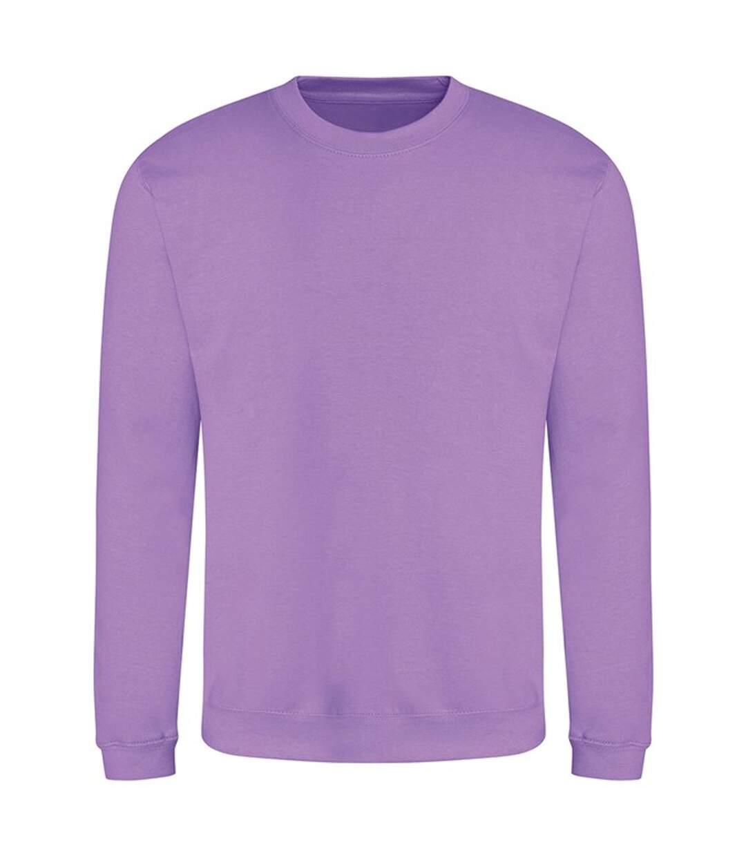 Just hoods  unisex crew neck plain sweatshirt 280 gsm digital lavender Awdis-1