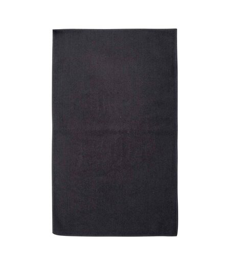 Microfibre guest towel one size steel grey Towel City