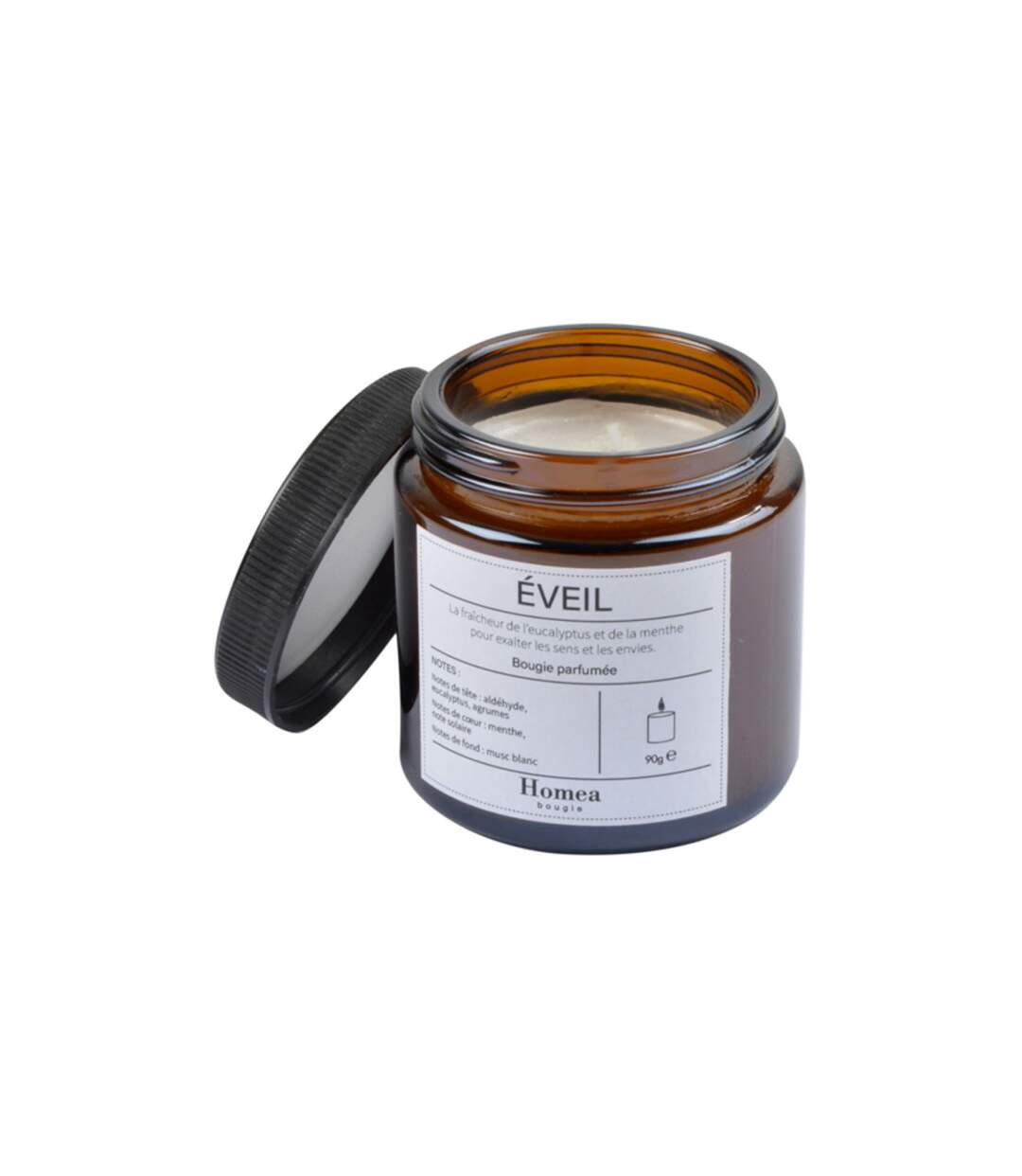 Bougie Verrine Parfumée Apothicaire 90g Éveil-1