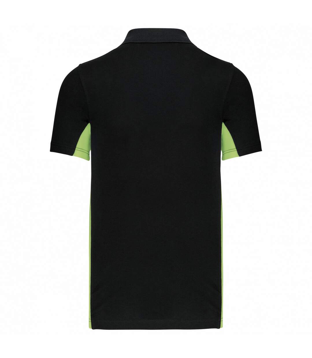 Polo homme noir / vert clair Kariban Kariban