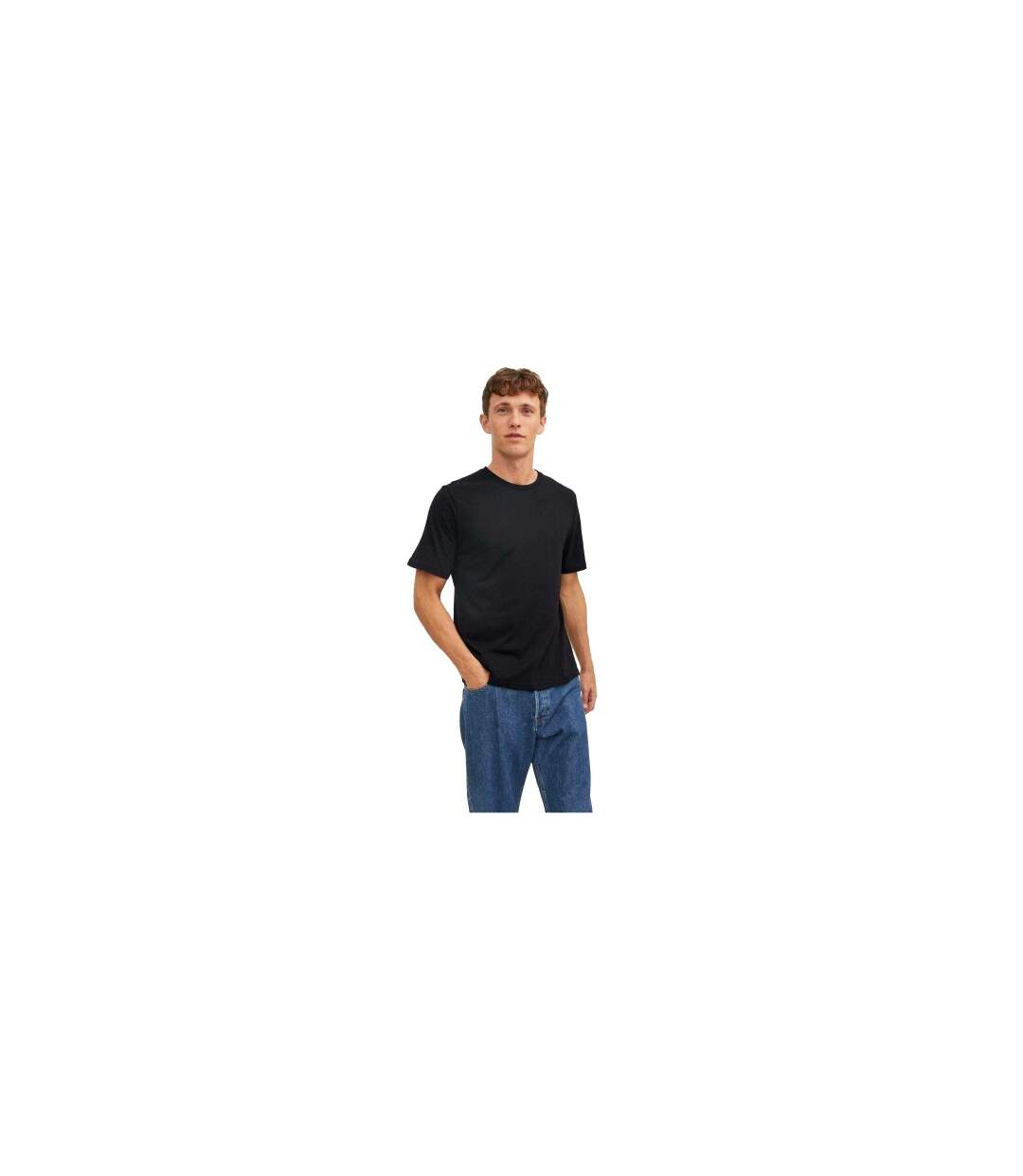 Lot De 3  T-shirts Manches Courtes Homme Noir Jack And Jones-1