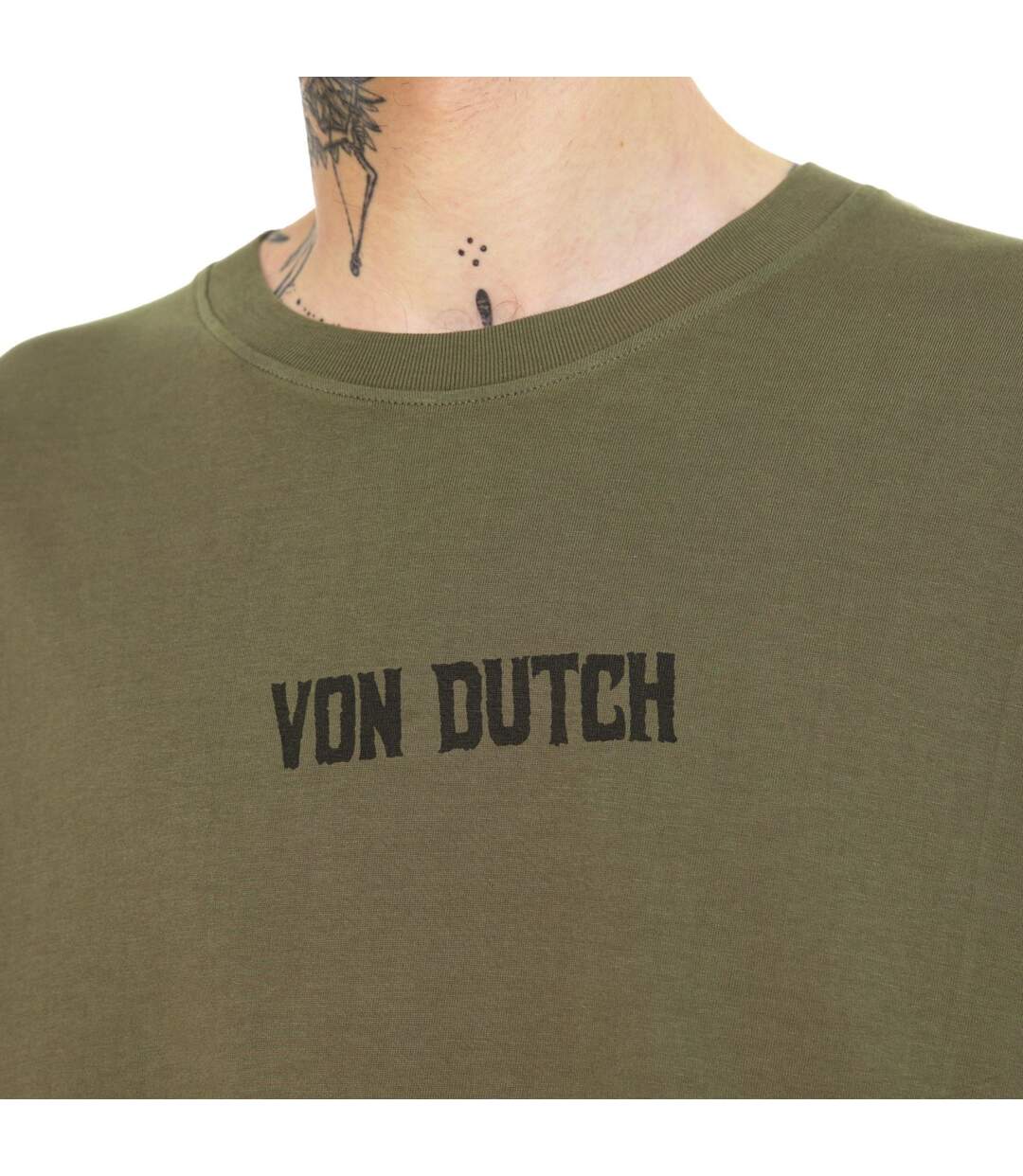 T-shirt homme relax en jersey 180GSM avec print devant et dos Pablo Vondutch-2