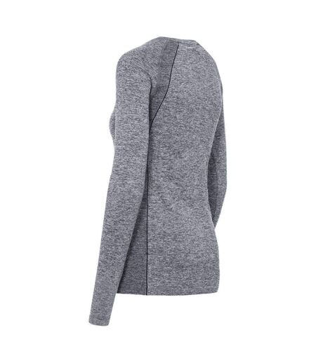 T-shirt de sport welina femme noir chiné Trespass