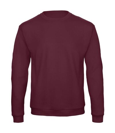 Mens id.202 50/50 sweatshirt burgundy B&C