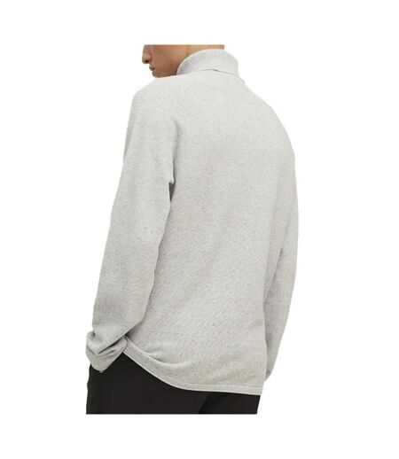 Pull col roulé gris clair homme jack & jones roll 31