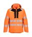 Mens dx4 hi-vis winter jacket orange/black Portwest-1