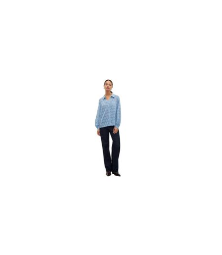 Blouse Manches Longues Mayla Femme Bleu Pastel Vero Moda