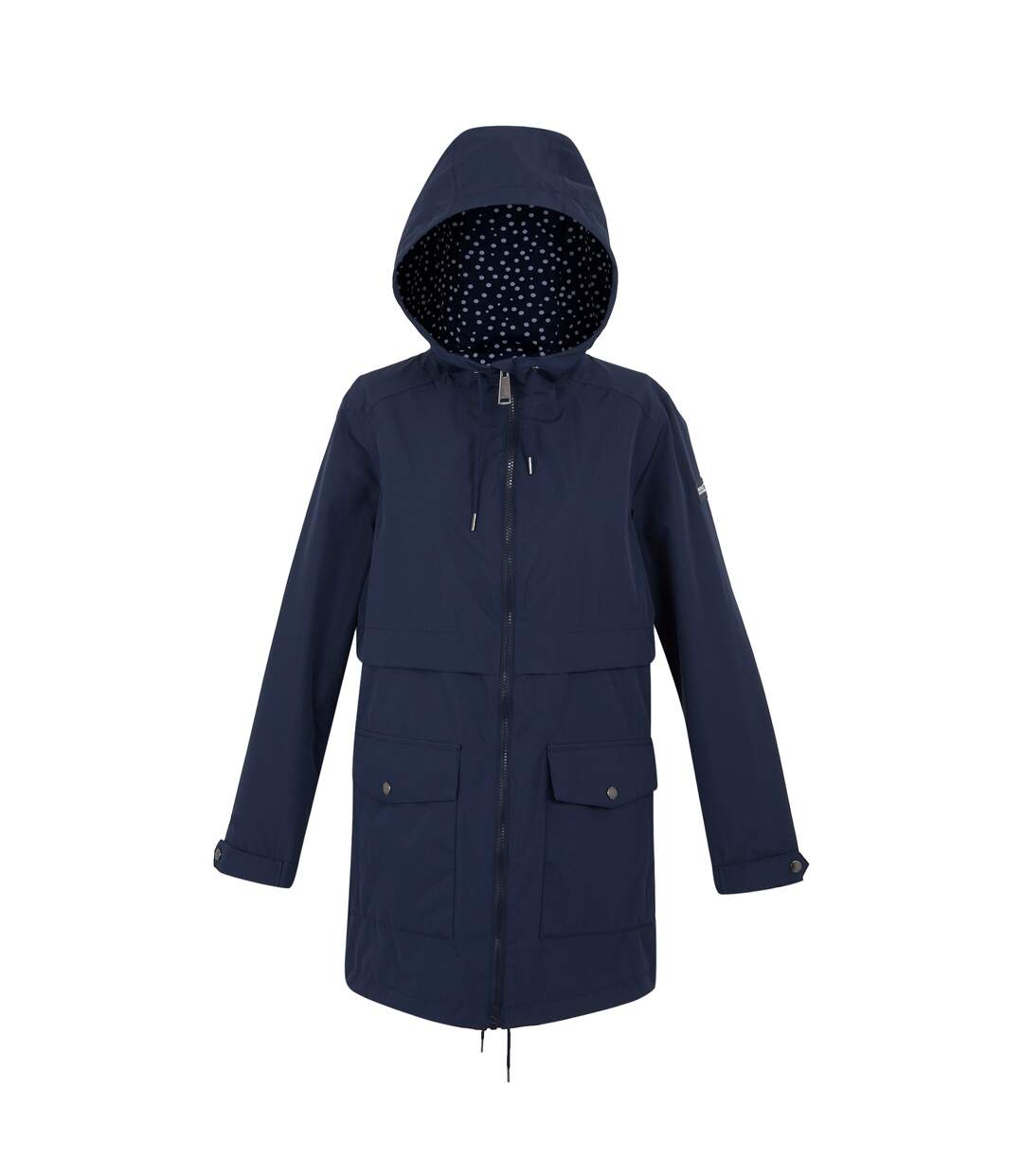 Womens/ladies navaeh linear waterproof jacket navy Regatta-1
