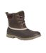 Muck Boots Mens Originals Duck Lace Leather Galoshes (Taupe/Dark Brown) - UTFS8568
