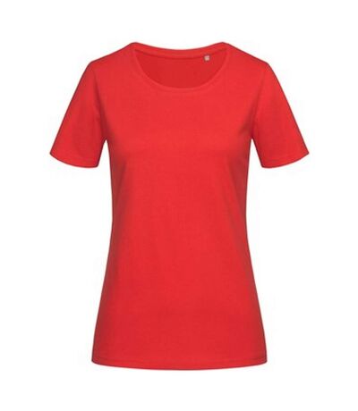 Stedman Womens/Ladies Lux T-Shirt (Scarlet Red)