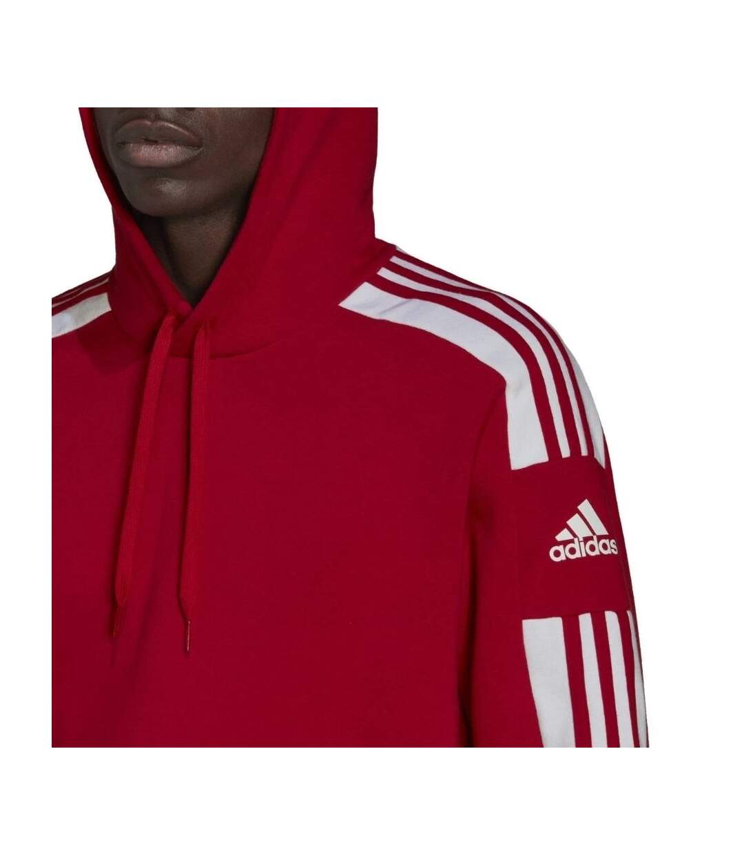 Sweat À Capuche Squadra Homme Rouge Adidas-4