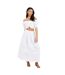 Womens/ladies Bardot Crop Top White Brave Soul-4