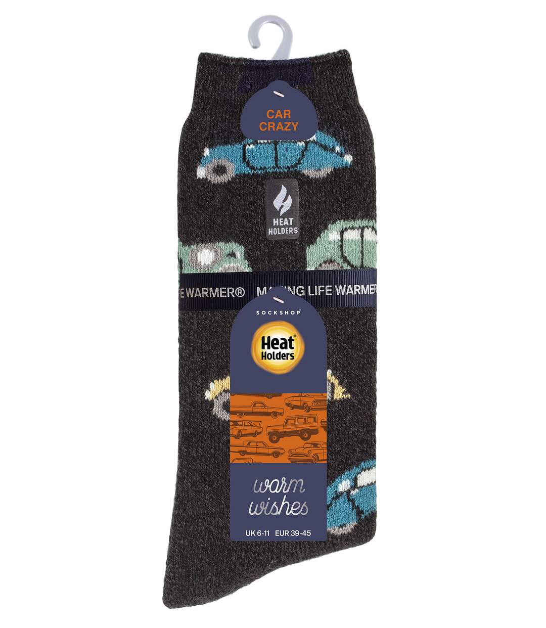 Heat Holders Lite - 1 Paire Homme Chaussettes Thermiques Hiver