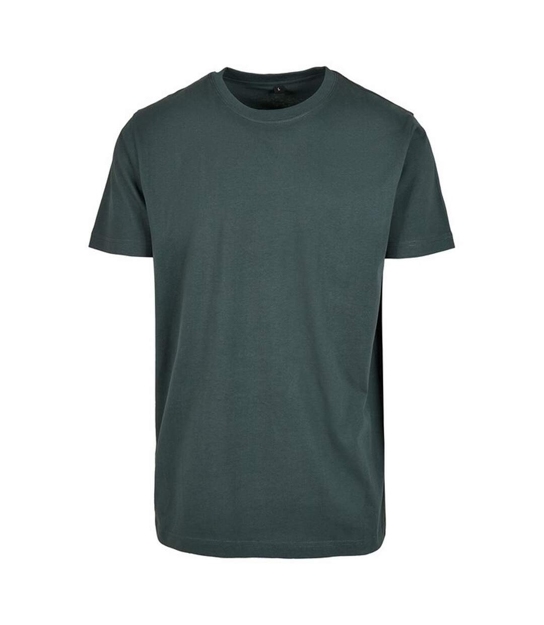 Mens t-shirt round neck bottle green Build your Brand-1