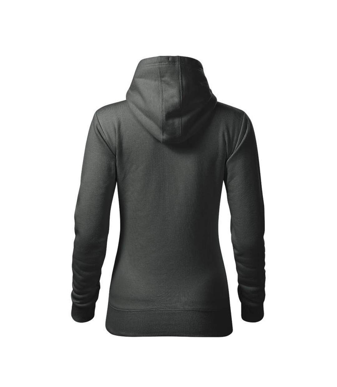 Sweat À Capuche Cape Free Femme Kaki Foncé Malfini-2