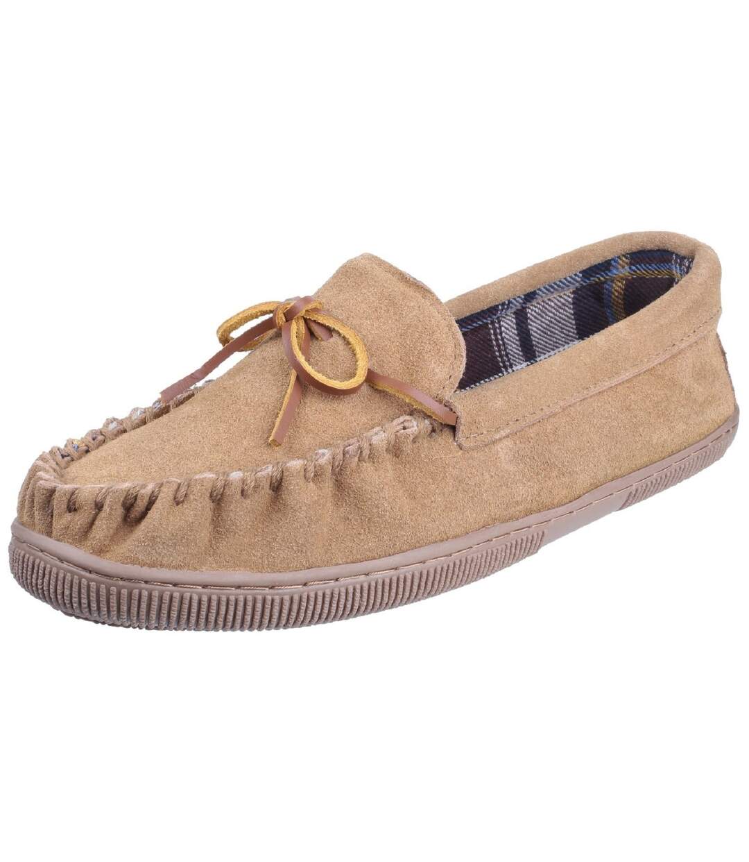 Cotswold Suede Alberta Slipper / Mens Slippers (Beige) - UTFS1699