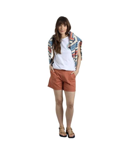 Womens/ladies Deeley Ripstop Shorts Auburn Weird Fish