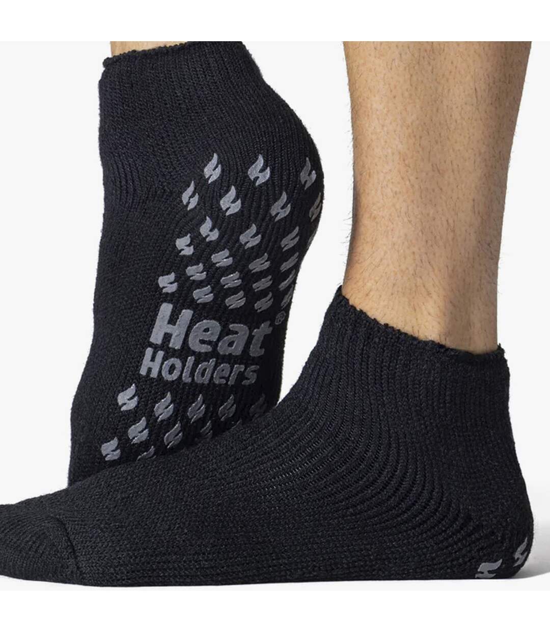 Mens Low Cut Thermal Slipper Socks-3
