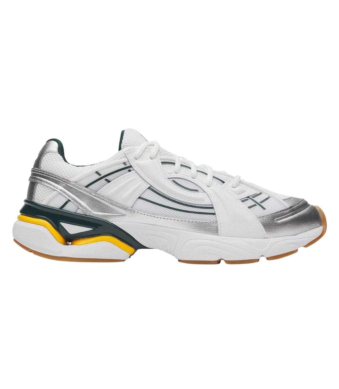 Mens Sola Trainers White Green Gold Under Armour-1
