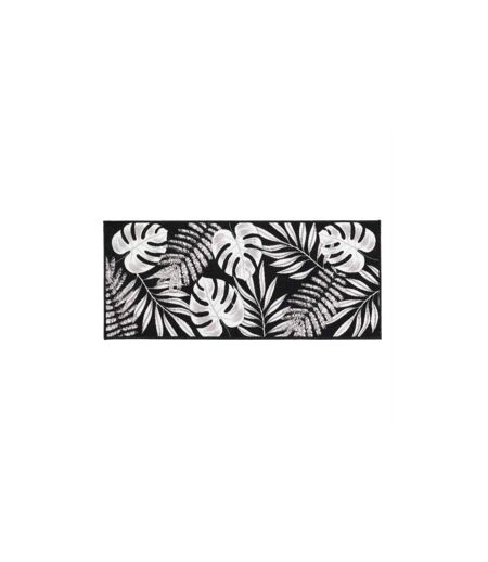 Tapis Imprimé Amber 50x120cm Noir