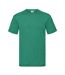 T-shirt valueweight homme vert rétro Fruit of the Loom