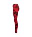 Legging Motif/style Camouflage Femme Rouge Urban Classics-3