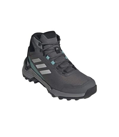 Womens/ladies eastrail 2.0 rain.rdy mid cut hiking shoes grey five/dash grey/core black Adidas