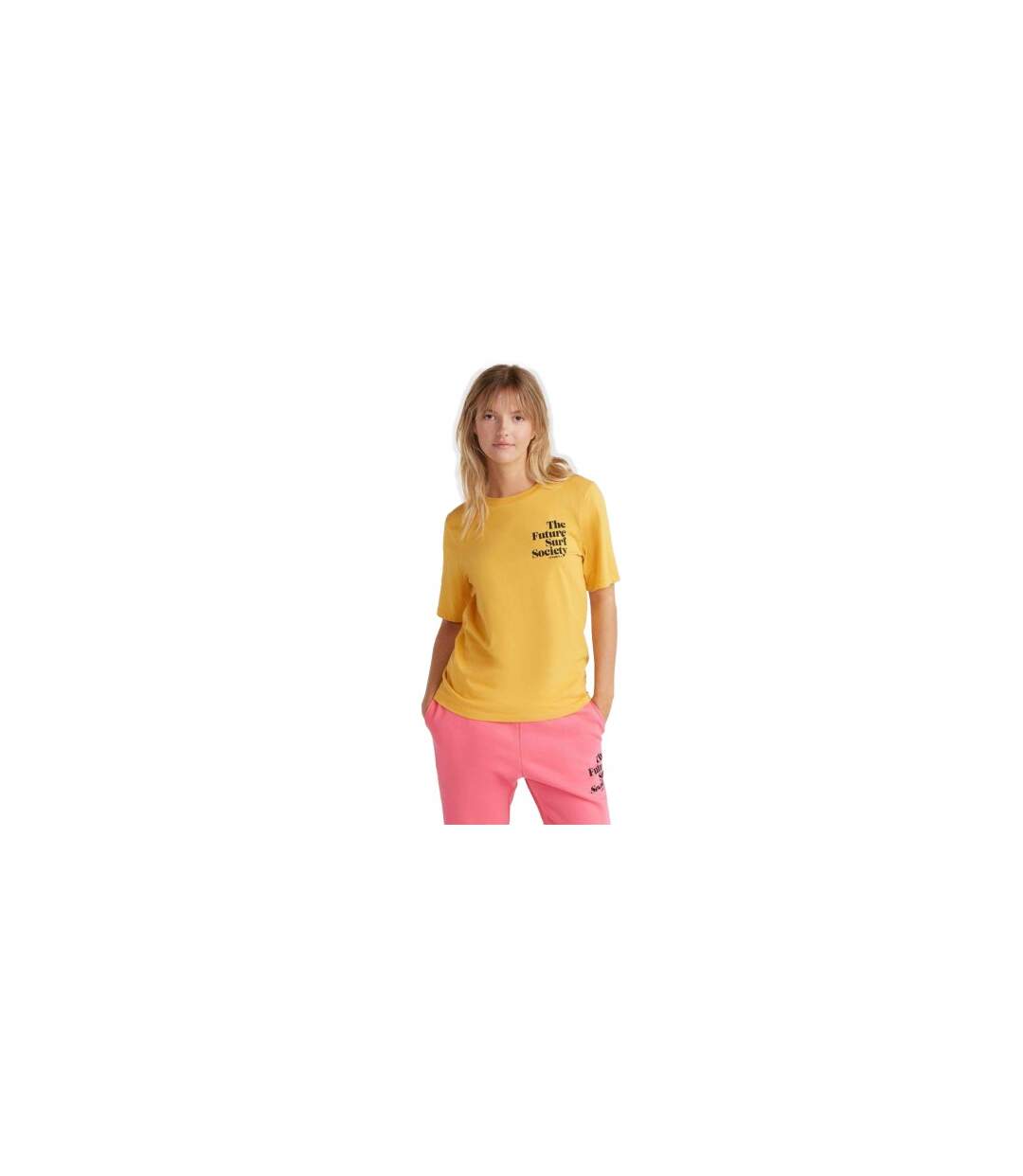 T-shirt The Future Surf Society Femme Jaune O´Neill-1