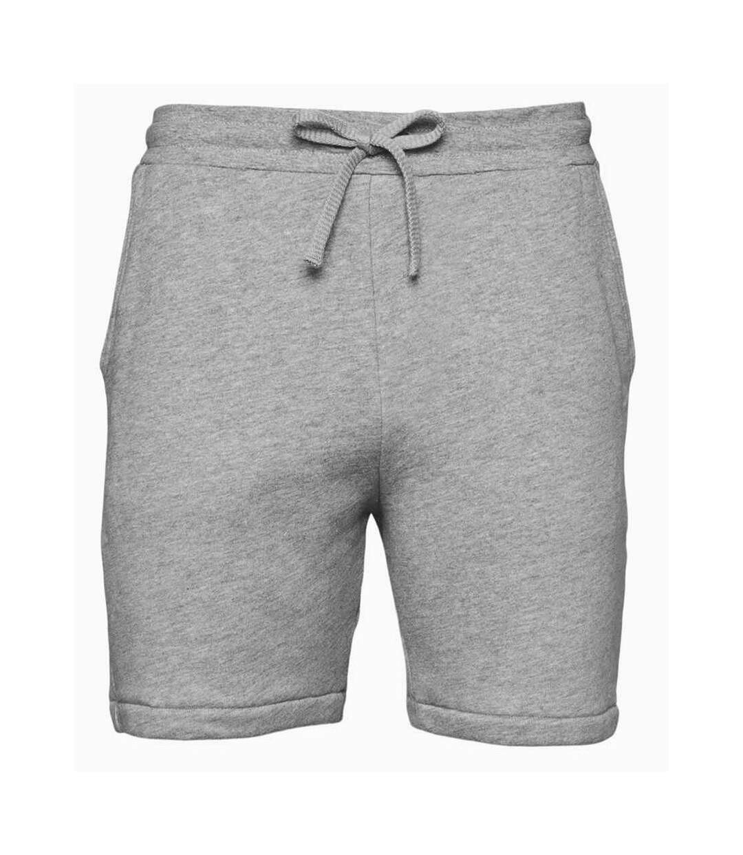 Short de jogging adulte gris clair chiné Bella + Canvas Bella + Canvas