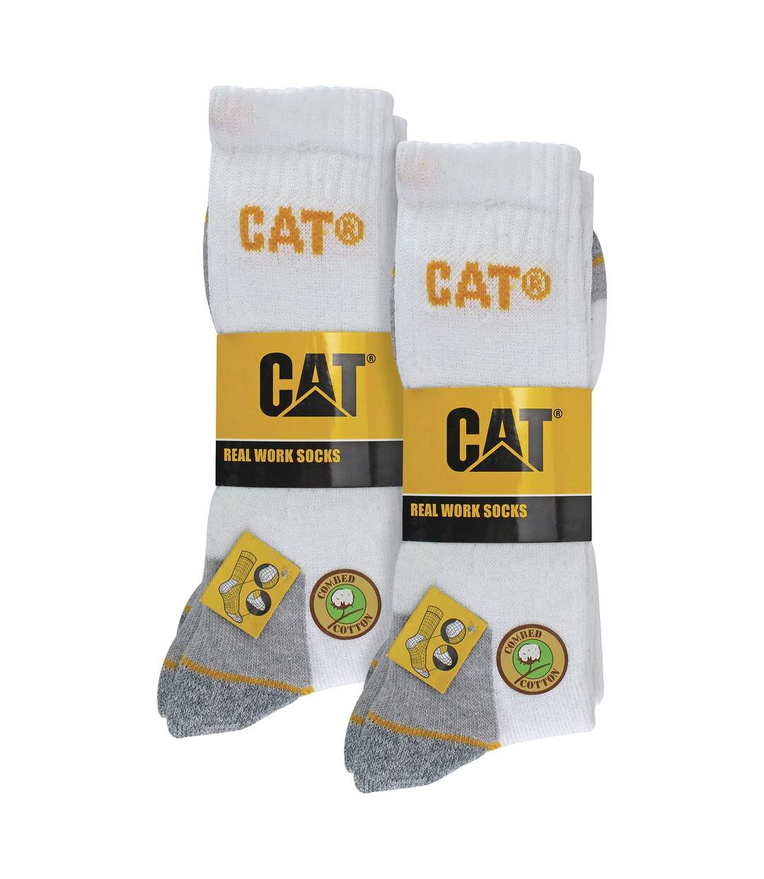 Paquet de 6 chaussettes de travail unisexes robustes pour bottes-2